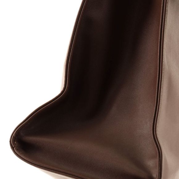 Telfar Shopping Tote Faux Leather Medium Brown - Picture 7 of 8